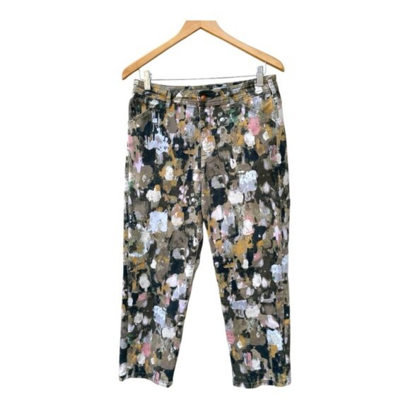 Anthropologie Pilcro Ultra High-Rise Relaxed Carpenter Jeans Womens Size 29 - Picture 3 of 12